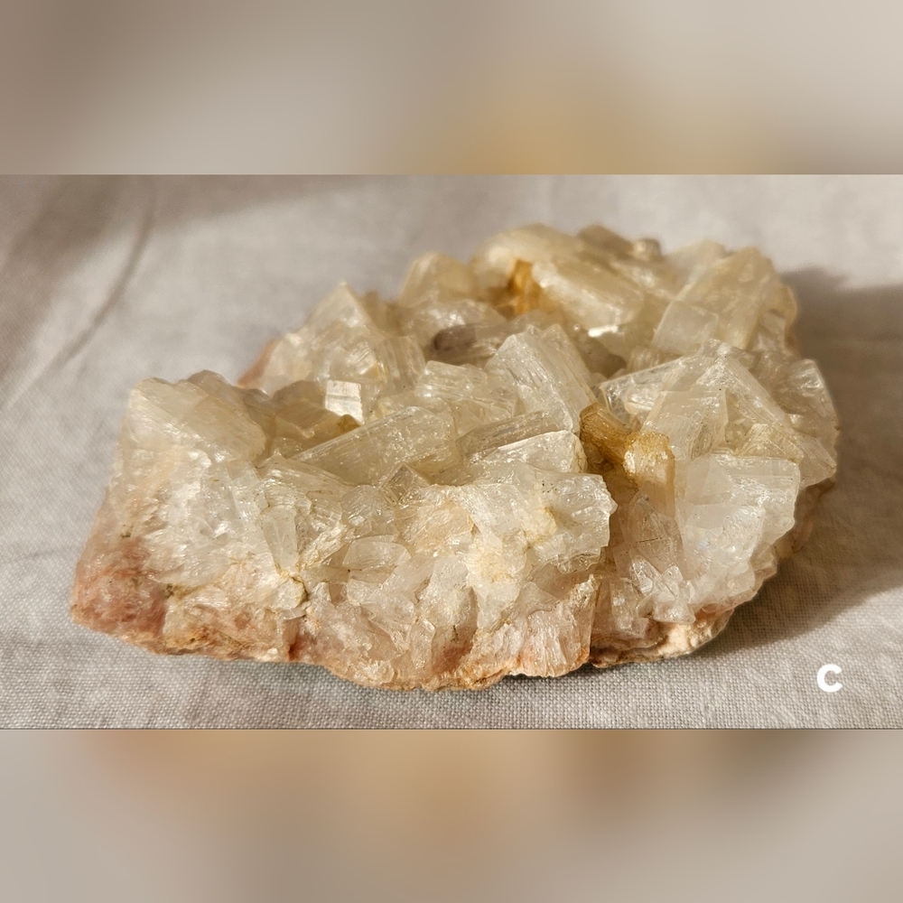 Stillbite & Apophylite Raw Crystal Cluster